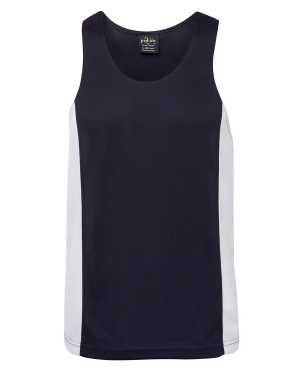 PODIUM CONTRAST SINGLET Navy/White 2XL