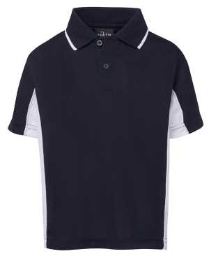 PODIUM KIDS CONTRAST POLO Navy/White 10