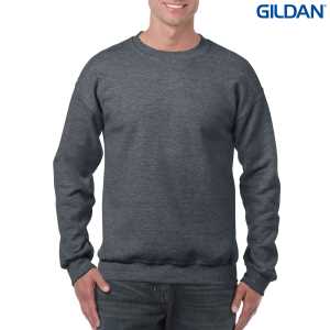 Gildan Heavy Blend Adult Crewneck Sweatshirt Dark Heather S