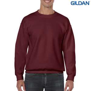 Gildan Heavy Blend Adult Crewneck Sweatshirt Maroon 2XL