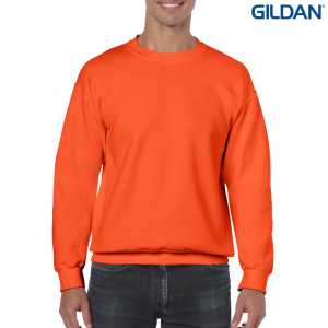 Gildan Heavy Blend Adult Crewneck Sweatshirt Orange 2XL