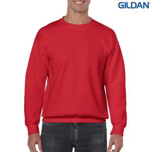 Gildan Heavy Blend Adult Crewneck Sweatshirt Red 2XL