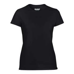 Gildan Performance Ladies TShirt Black 2XL