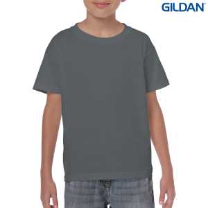 Gildan Heavy Cotton Youth TShirt Charcoal L