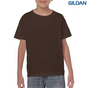 Gildan Heavy Cotton Youth TShirt Dark Chocolate L