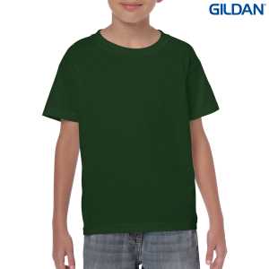 Gildan Heavy Cotton Youth TShirt Forest Green L