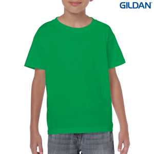 Gildan Heavy Cotton Youth TShirt Irish Green L