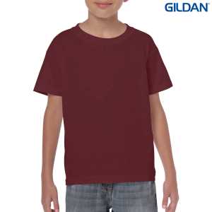 Gildan Heavy Cotton Youth TShirt Maroon L