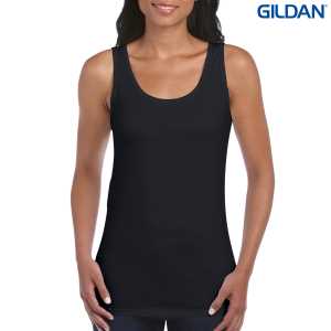 Gildan Softstyle Ladies TShirt Black M