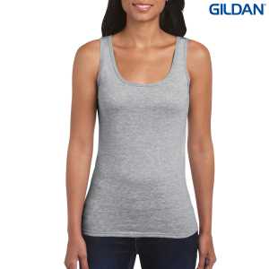 Gildan Softstyle Ladies TShirt Sport Grey 2XL