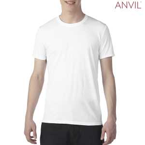 Anvil Adults Tri Blend TShirt White 2XL