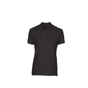 Gildan DryBlend Ladies Double Pique Sport Shirt Black L