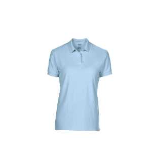 Gildan DryBlend Ladies Double Pique Sport Shirt Light Blue 2