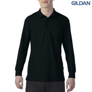 Gildan DryBlend Adult Double Pique Long Sleeve Sport Shirt B