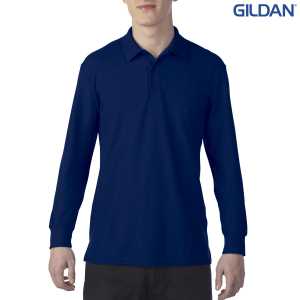 Gildan DryBlend Adult Double Pique Long Sleeve Sport Shirt N