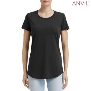 Anvil Ladies Urban TShirt Black 2XL