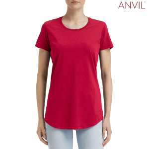 Anvil Ladies Urban TShirt Red 2XL