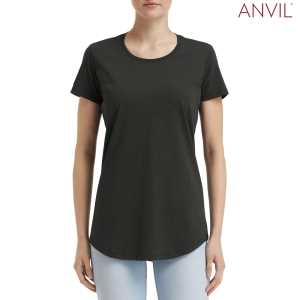 Anvil Ladies Urban TShirt Smoke 2XL