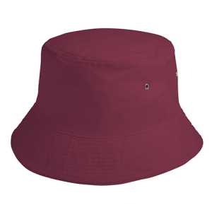 Sandwich Bucket Hat Burgundy 55cm
