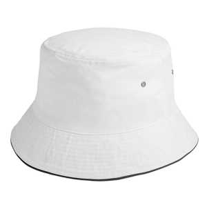 Sandwich Bucket Hat White/Black 55C