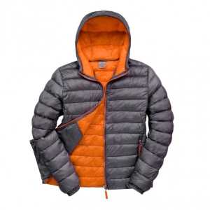 Result Adult Snowbird Unisex Puffer Jacket Grey/Orange 2XL