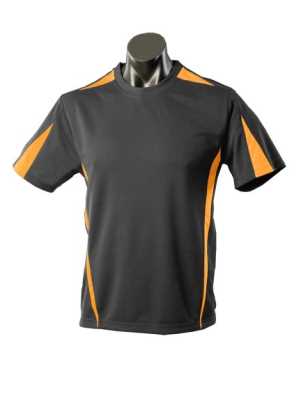 Eureka Mens Tees Black/Gold 2XL