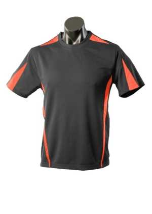Eureka Mens Tees Black/Orange 2XL
