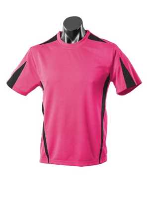 Eureka Mens Tees Pink/Black 2XL