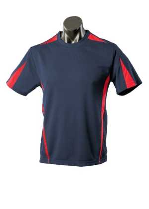 Eureka Mens Tees Navy/Red 2XL