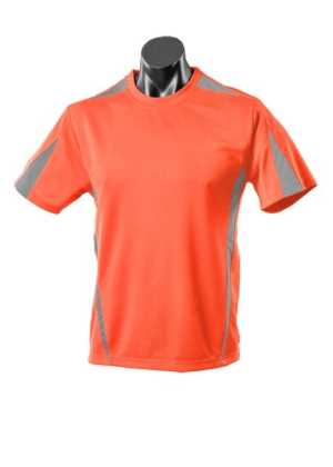 Eureka Mens Tees Orange/Charcoal 2XL