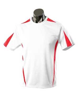 Eureka Mens Tees White/Red 2XL