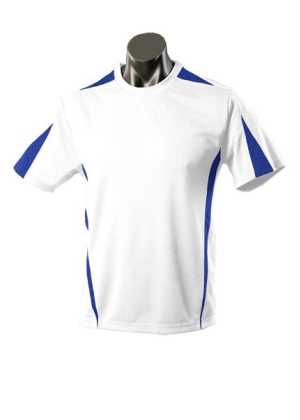 Eureka Mens Tees White/Royal 2XL