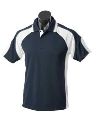 Murray Mens Polos Navy/White 2XL