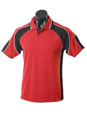 Murray Mens Polos Red/Black 2XL