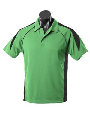 Premier Mens Polos Apple/Black 2XL