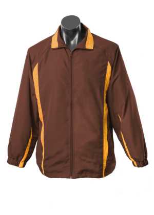 Mens Eureka Tracktop Chocolate/Gold 2XL
