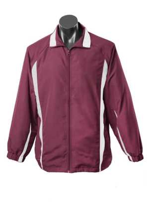 Eureka Mens Tracktops Maroon/White 2XL
