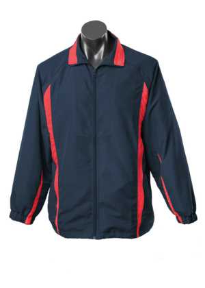 Eureka Mens Tracktops Navy/Red 2XL