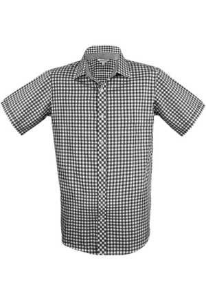 Brighton Mens Shirt Short Sleeve Black 2XL