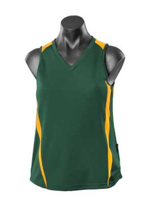 Ladies Eureka Singlet Bottle/Gold 14