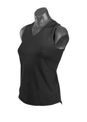 Botany Lady Singlets Black 10