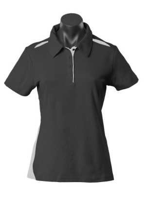 Paterson Lady Polos Black/Ashe 10