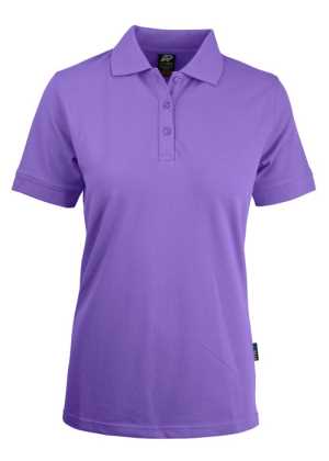 Claremont Lady Polos Purple 10