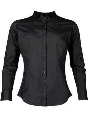 Kingswood Lady Shirt Long Sleeve Black 10