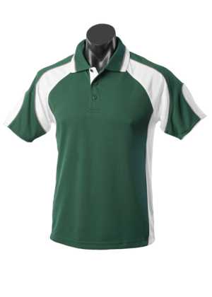 Kids Murray Polo Bottle/White/Ashe 10