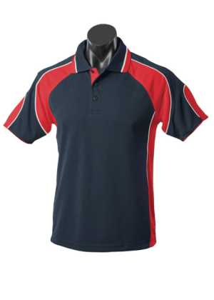 Murray Kids Polos Navy/Red 10