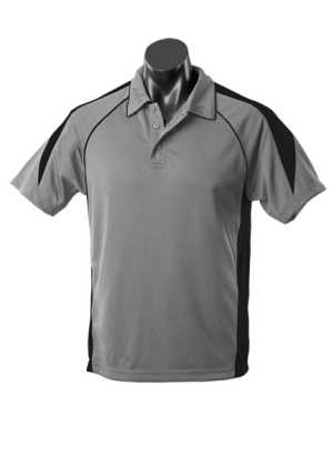 Premier Kids Polos Ashe/Black 10