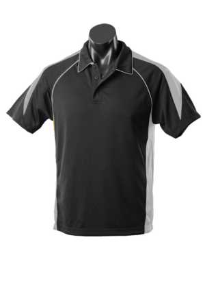 Premier Kids Polos Black/Ashe 10