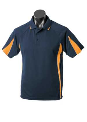 Eureka Kids Polo Navy/Gold/Ashe 10