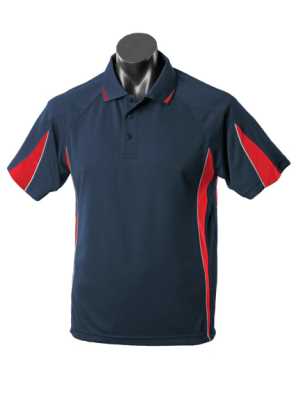 Eureka Kids Polo Navy/Red/Ashe 10